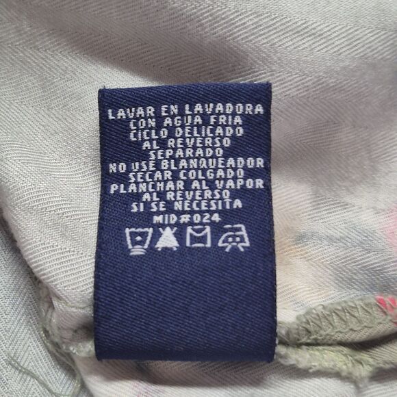 Havana Jacks Cafe Women's Sz 1X Green Top Hawaiian Shirt Button Up Beachy Aloha - Picture 9 of 9